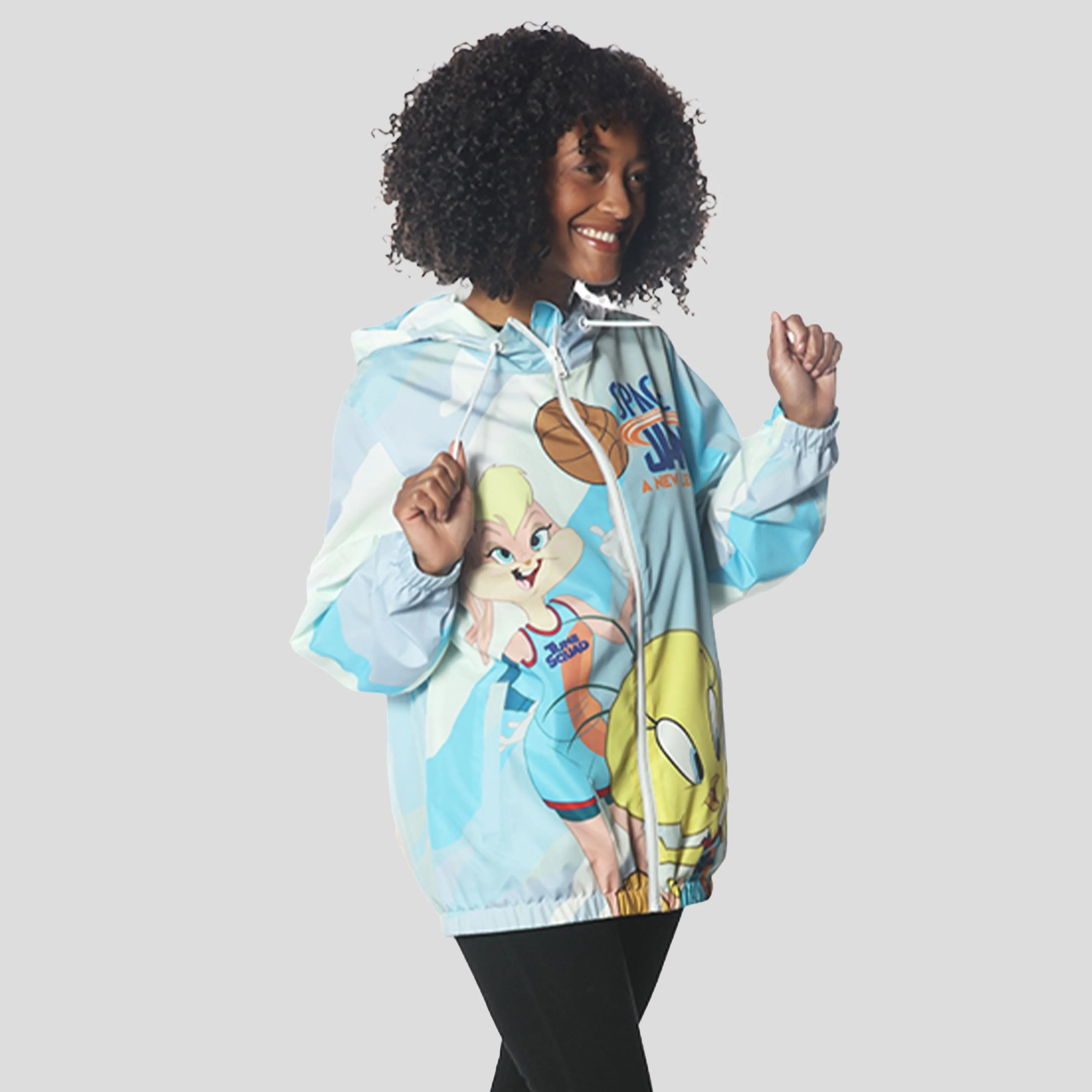 Members Only Women's Space Jam Windbreaker Jacket