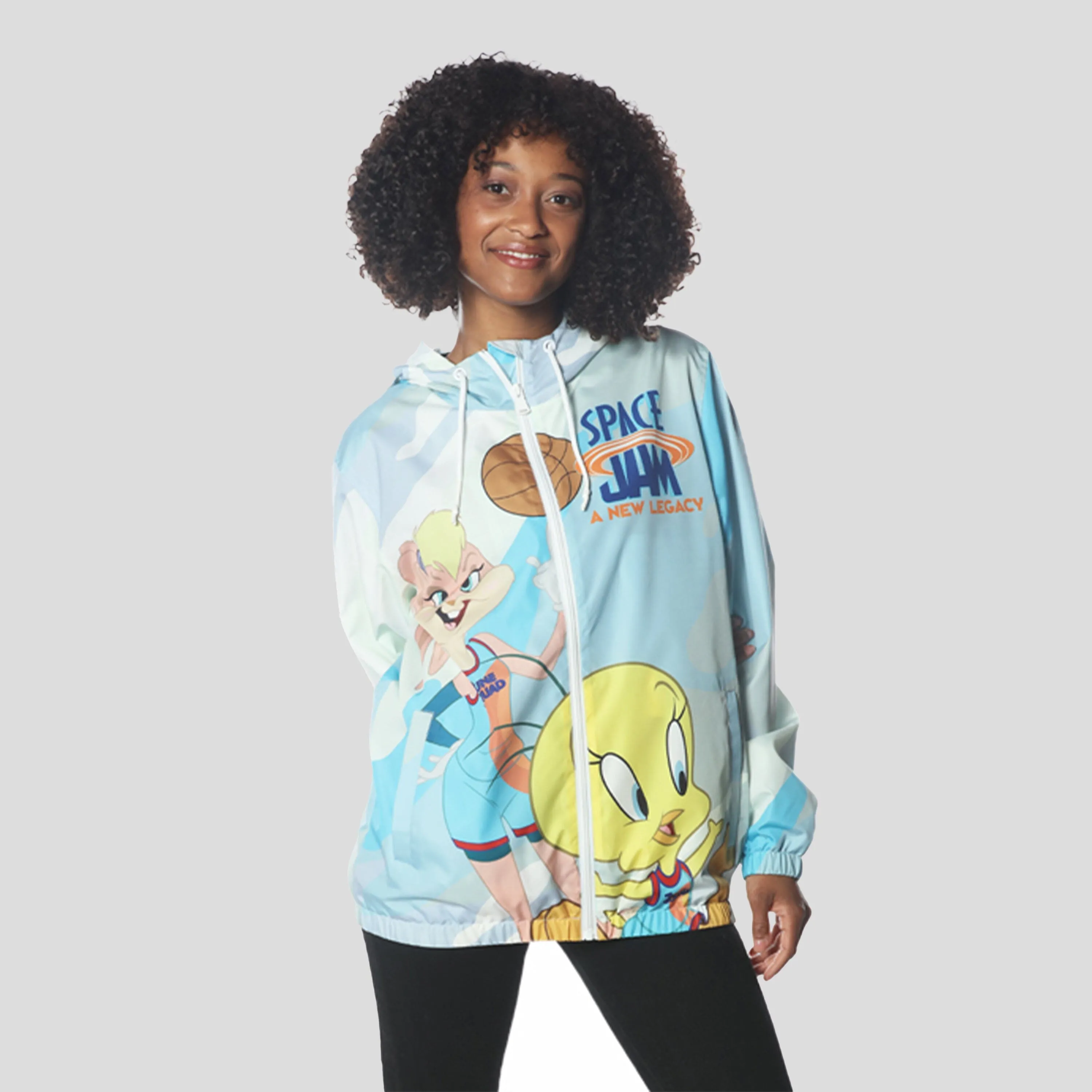 Members Only Women's Space Jam Windbreaker Jacket