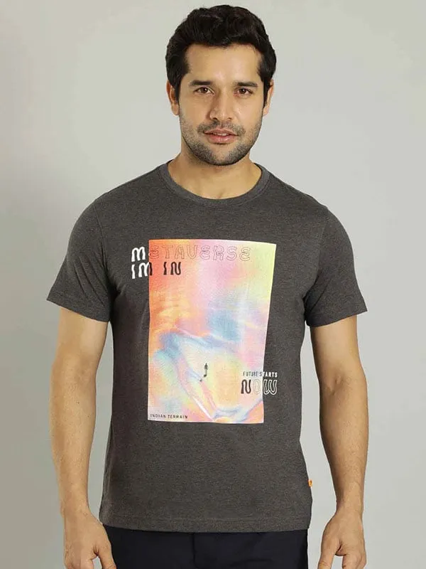 Men Graphic Crew Neck T-Shirt