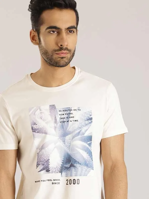 Men Graphic Crew Neck T-Shirt