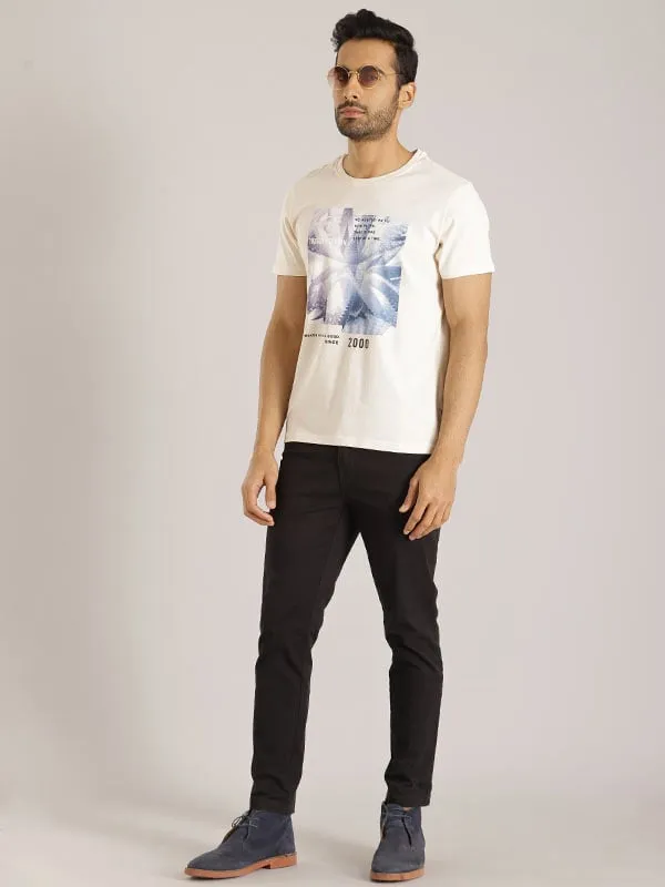 Men Graphic Crew Neck T-Shirt