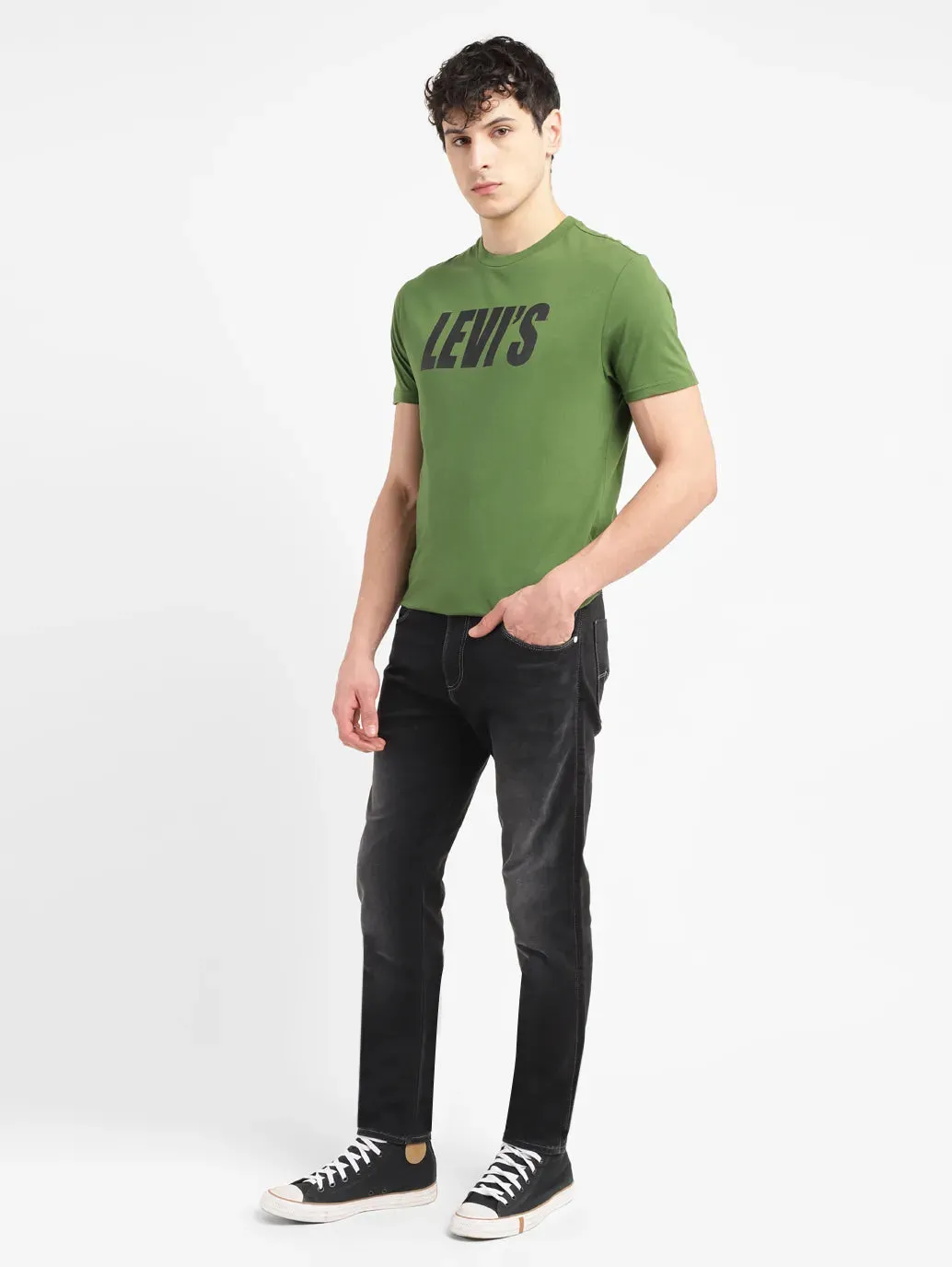 Men's 512 Black Slim Tapered Fit Jeans