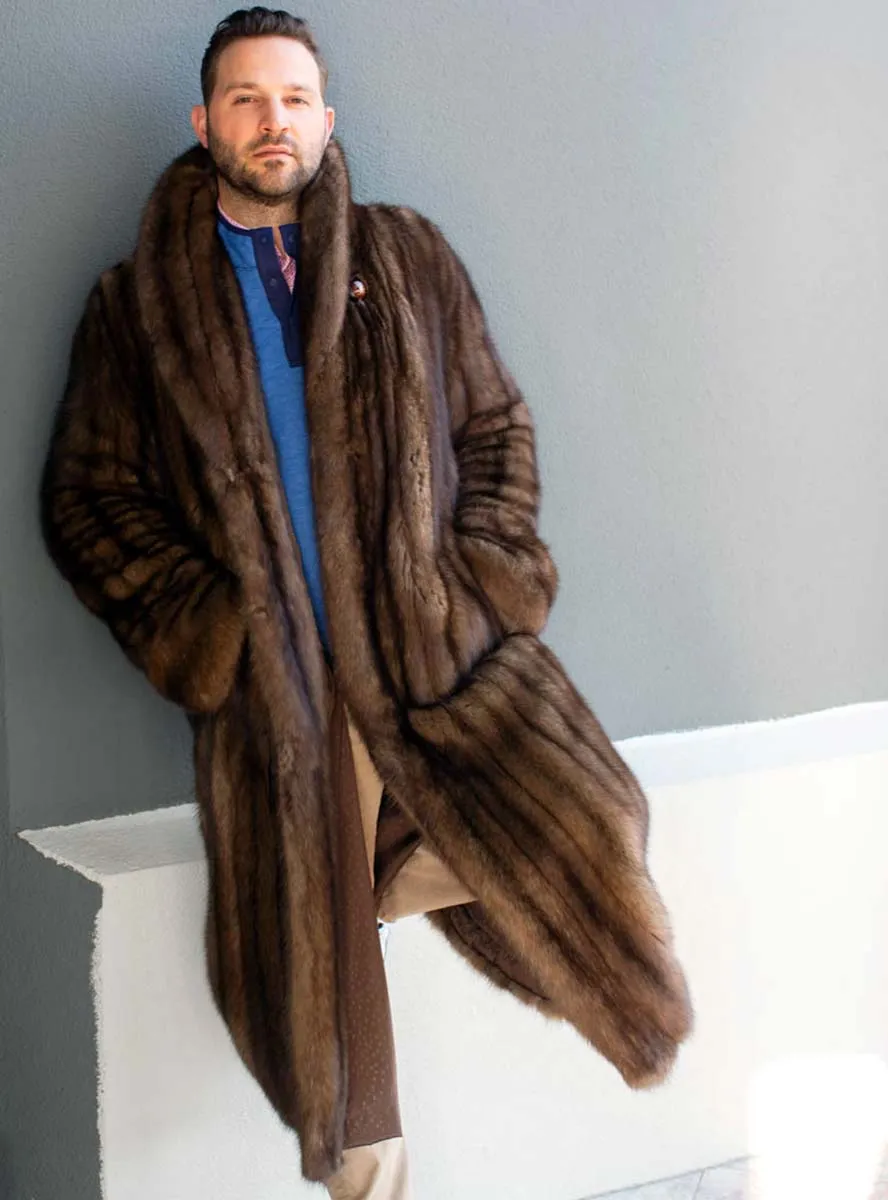 Men's Russian Sable Fur Coat