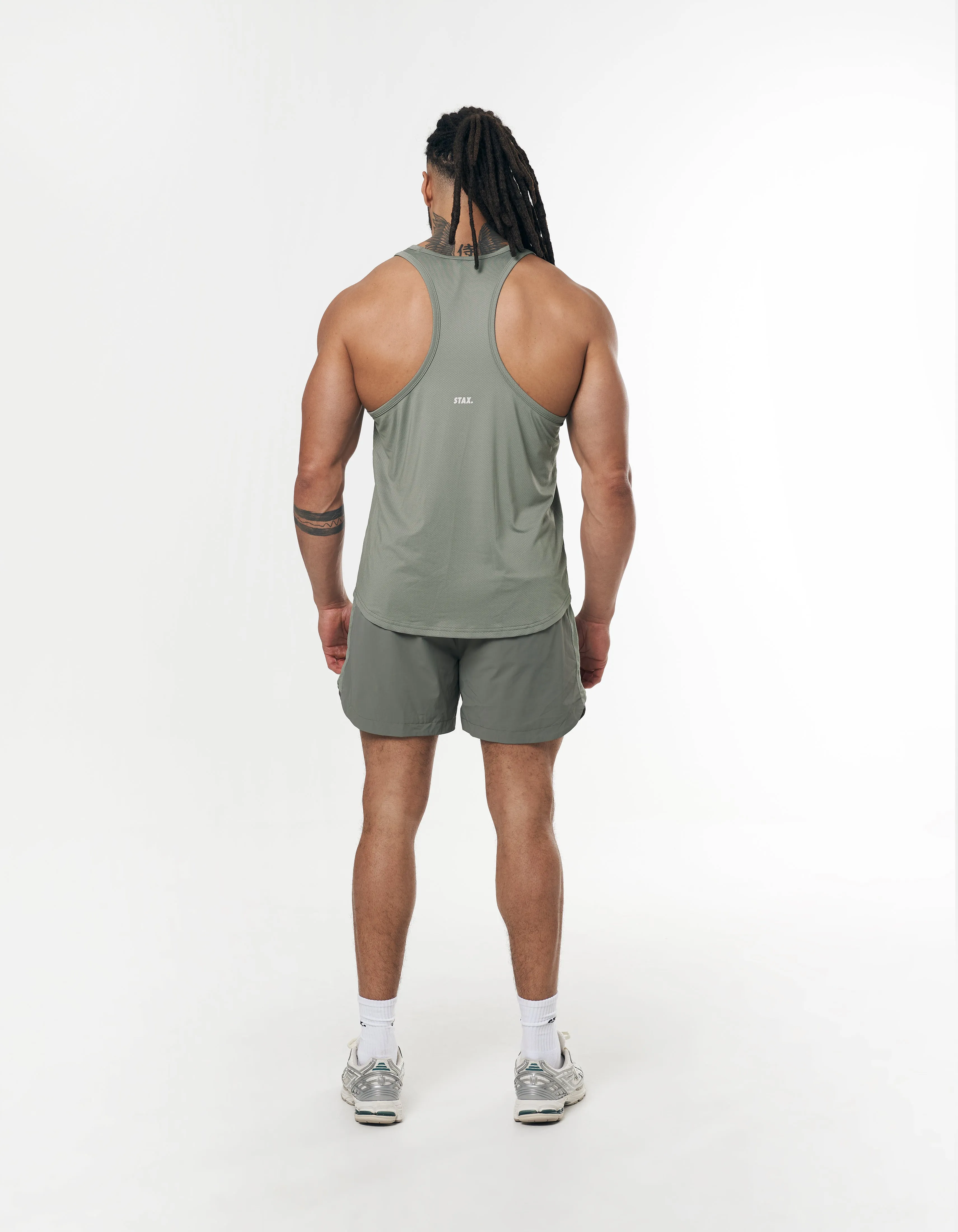 Mens Sport Nylon Shorts - Sage