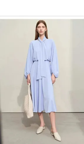 Minimalism 2024 Spring Women’s Chiffon Dress