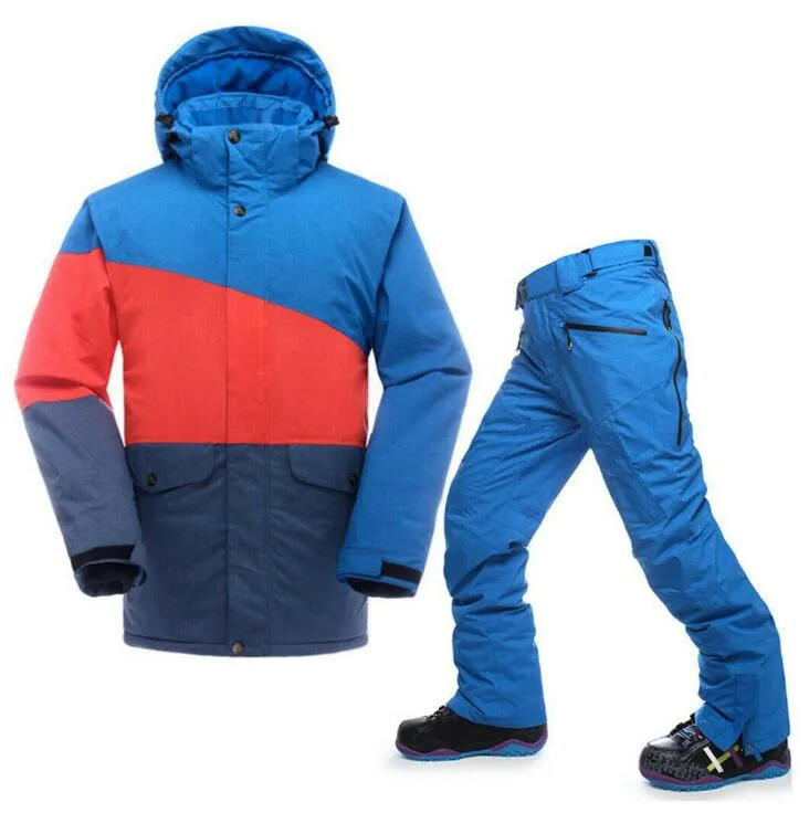 Mountain Windproof  Ski Suit for Men