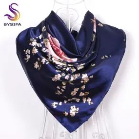 New Female Elegant Large Silk Scarf