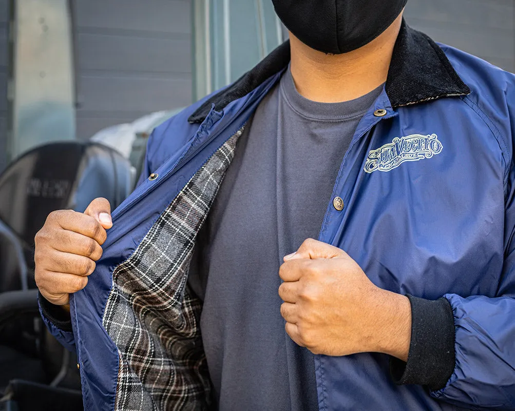 OG Flannel Lined Windbreaker - Navy