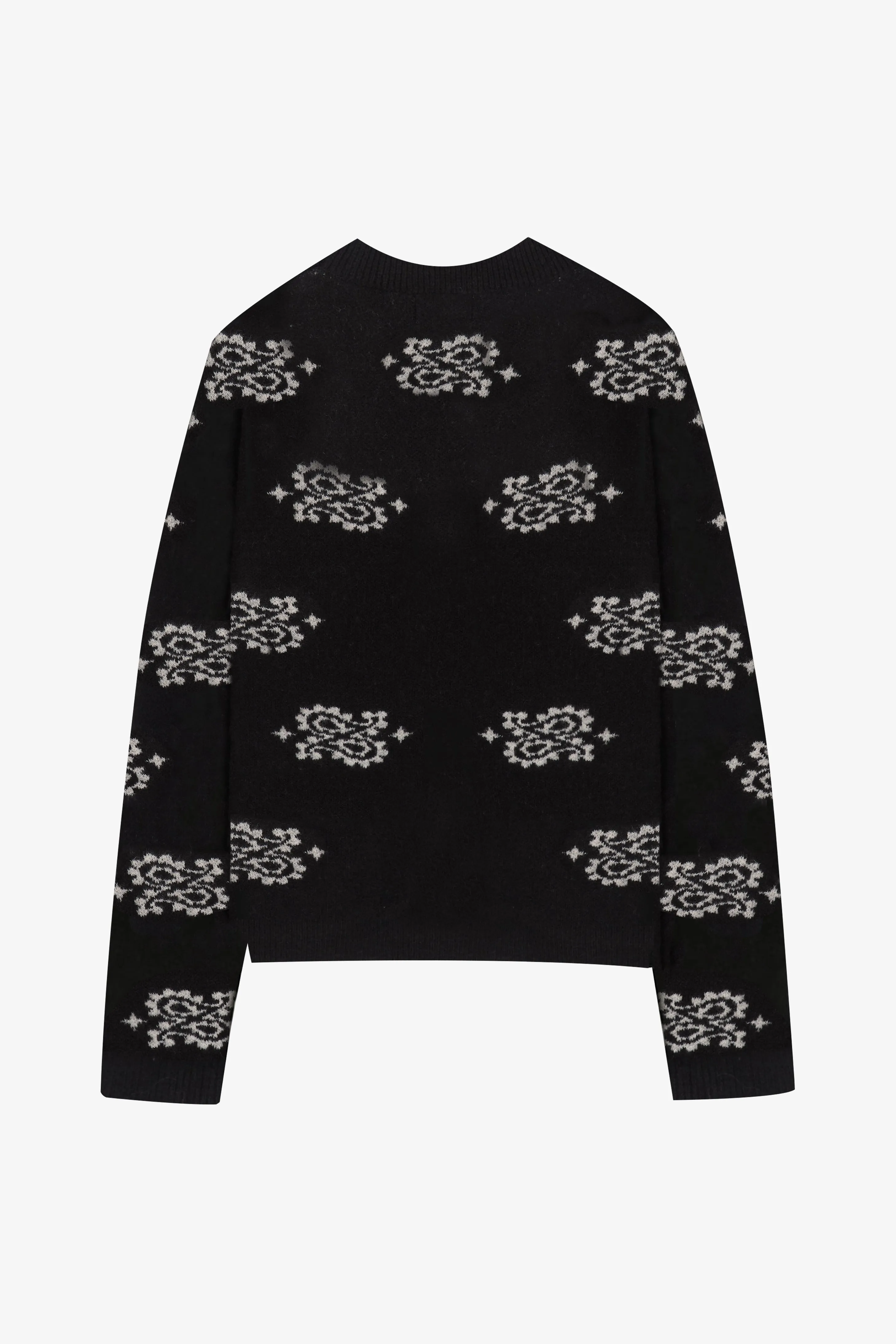 Paisley Cardigan | Black & White