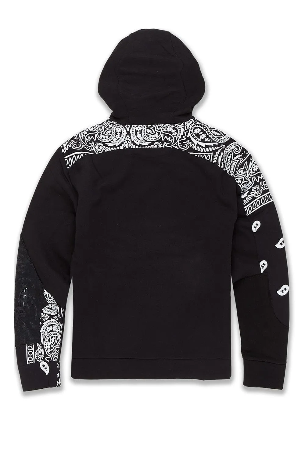 Paisley Pullover Hoodie (Noir)