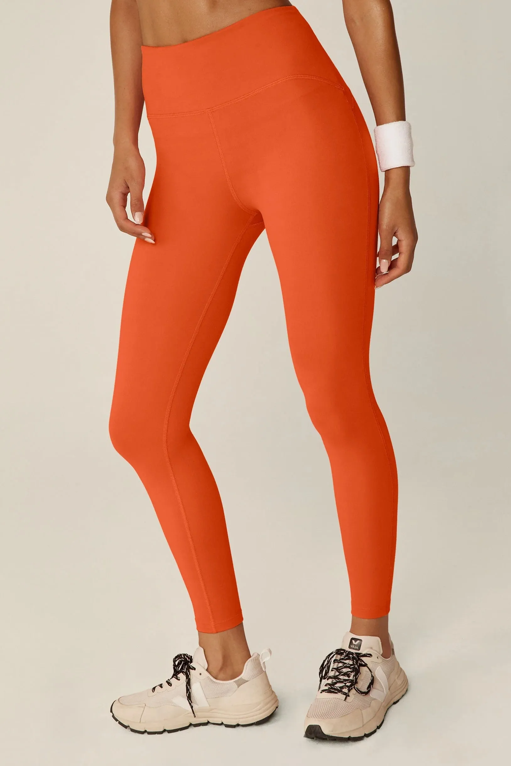 Powerbeyond Strive Midi Leggings - Sunset Orange