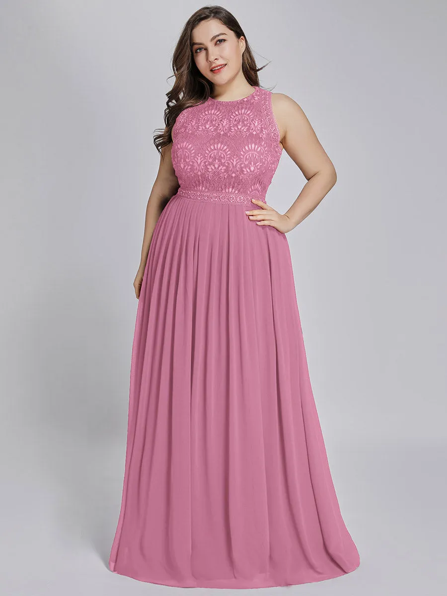 Round Neck Maxi Long Wholesale Party Dresses for Women