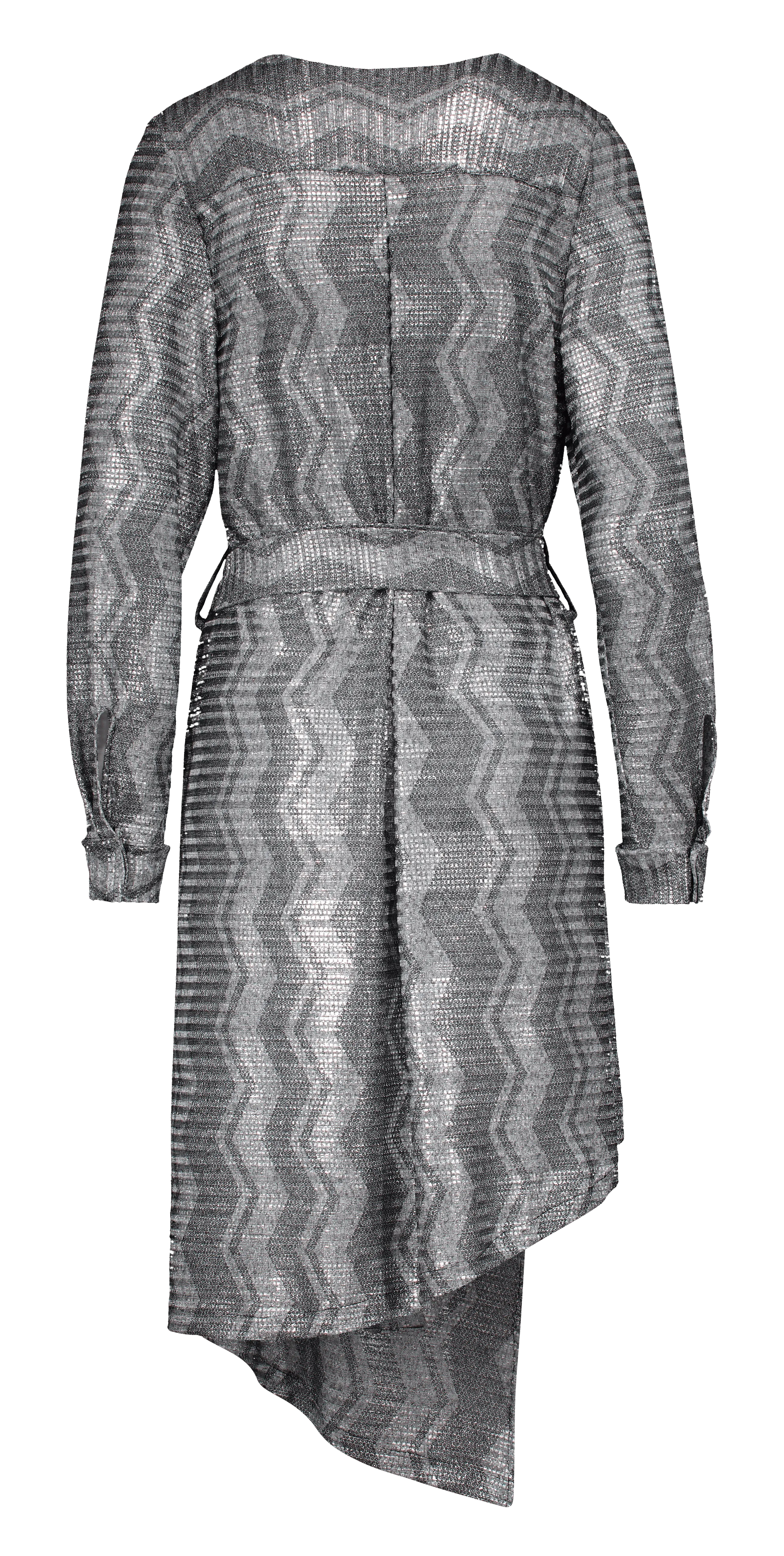 Silver Wrap Dress