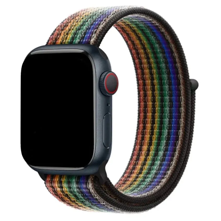 Striped Sport Loop Apple Watch Band