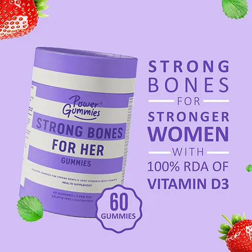 Strong Bones for Her Gummies