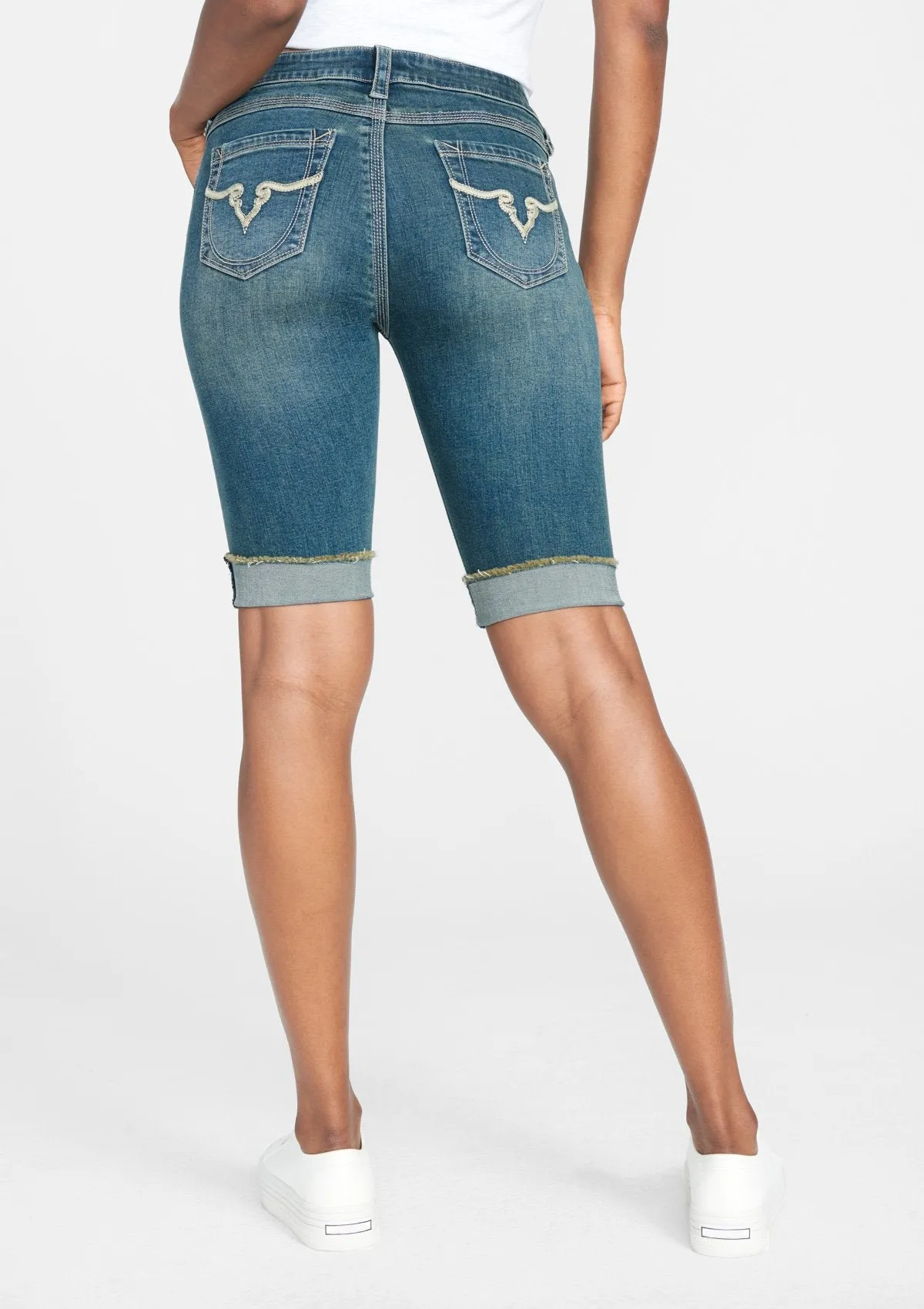 Tall Alanna Low Rise Jean Shorts