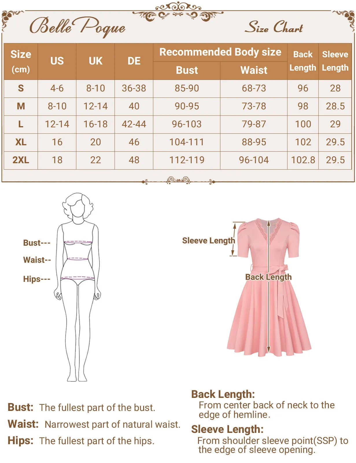 Tea Length Dress with Pockets Short Sleeve Tie Waist Dress V Neck A Line Dress