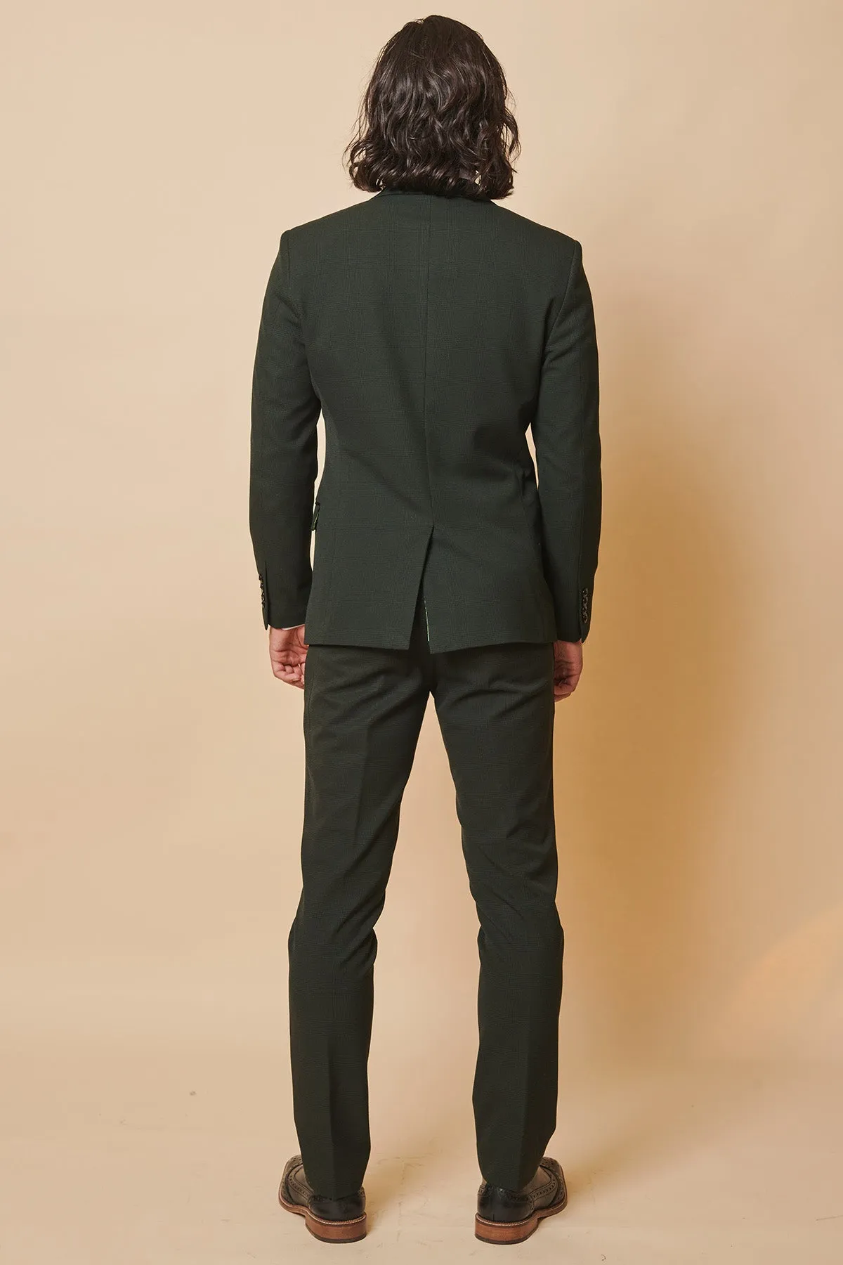 The WBA Collection - BROMLEY Olive Green Double Breasted Suit As Worn By Darnell Furlong