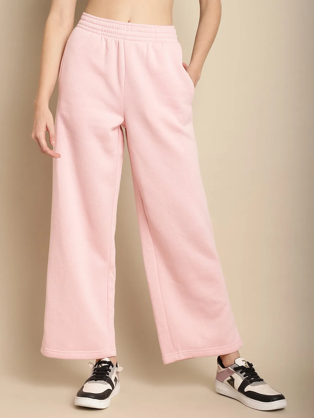 Women Baby Pink Pants