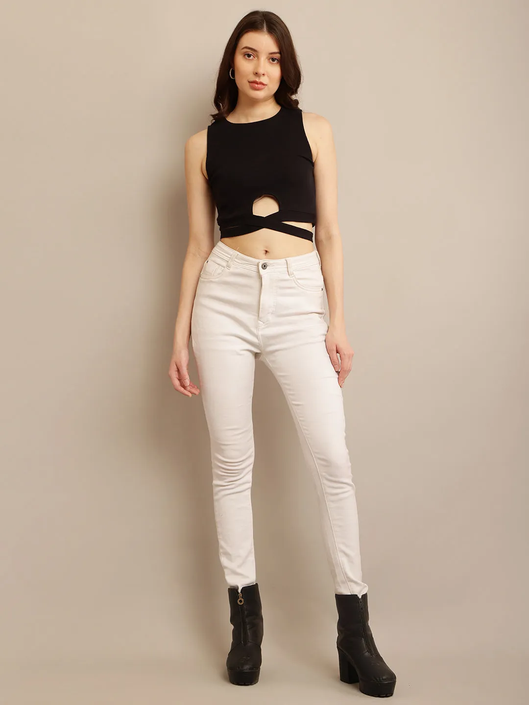 Women Cotton Crop Top